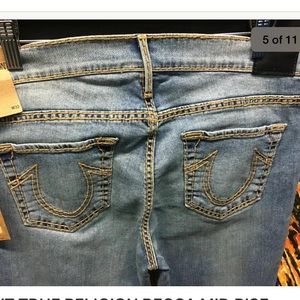 $328 NWT TRUE RELIGION Stretch thick SUPER T 27 32